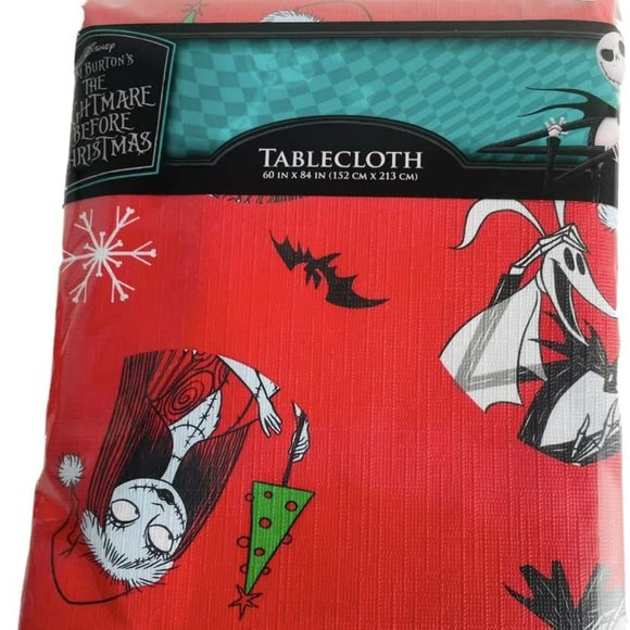 Disney Other The Nightmare Before Christmas Tablecloth 7 In Round